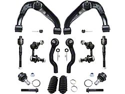 Front Upper Control Arms with Lower Ball Joints, Sway Bar Links and Tie Rods (05-19 Frontier)