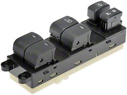 Front Window Switch 6-Button; Driver Side (08-21 Frontier Crew Cab)