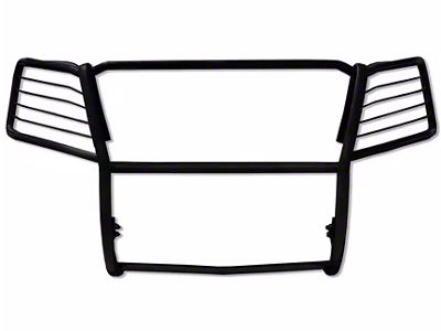 Grille Guard; Semi-Gloss Black (22-24 Frontier)