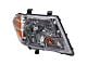 Headlight; Chrome Housing; Clear Lens; Passenger Side (09-21 Frontier)