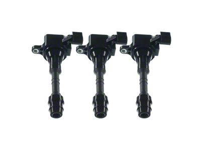 Ignition Coils; Set of Three; Black (05-19 4.0L Frontier)