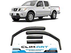 in-Channel Window Deflectors (05-21 Frontier Crew Cab)