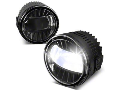 LED Projector Fog Lights; Clear (05-09 Frontier)