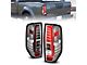 Light Bar LED Tail Lights; Chrome Housing; Clear Lens (05-21 Frontier)