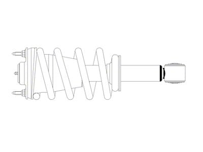 Loaded Strut Assembly; Front (05-19 Frontier Desert Runner, PRO-4X)