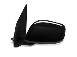 Manual Non-Heated Mirror; Driver Side; Paintable Black (05-15 Frontier)