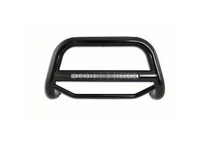 Max Beacon LED Bull Bar; Black (05-21 Frontier)