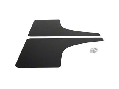 Mud Flaps; Rear; Dry Carbon Fiber Vinyl (22-25 Frontier)