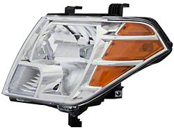 OE Style Headlight; Chrome Housing; Clear Lens; Driver Side (09-13 Frontier)