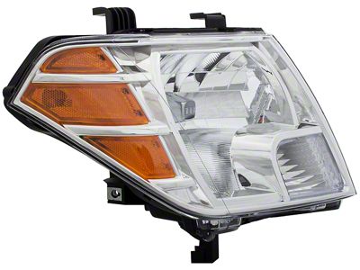 OE Style Headlight; Chrome Housing; Clear Lens; Passenger Side (09-13 Frontier)