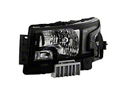 OEM Style Headlight; Black Housing; Clear Lens; Driver Side (22-25 Frontier w/ Factory Halogen Headlights)