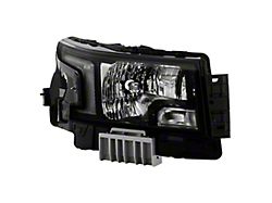 OEM Style Headlight; Black Housing; Clear Lens; Passenger Side (22-25 Frontier w/ Factory Halogen Headlights)