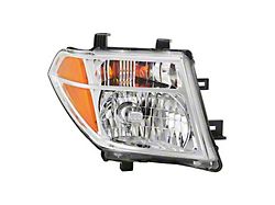 OEM Style Headlight; Chrome Housing; Clear Lens; Passenger Side (05-08 Frontier)