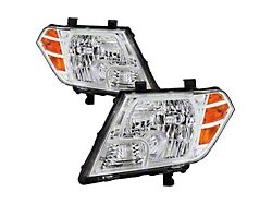 OEM Style Headlights; Chrome Housing; Clear Lens (09-16 Frontier)