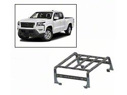 Overland Utility Bed Rack; Black (05-24 Frontier)