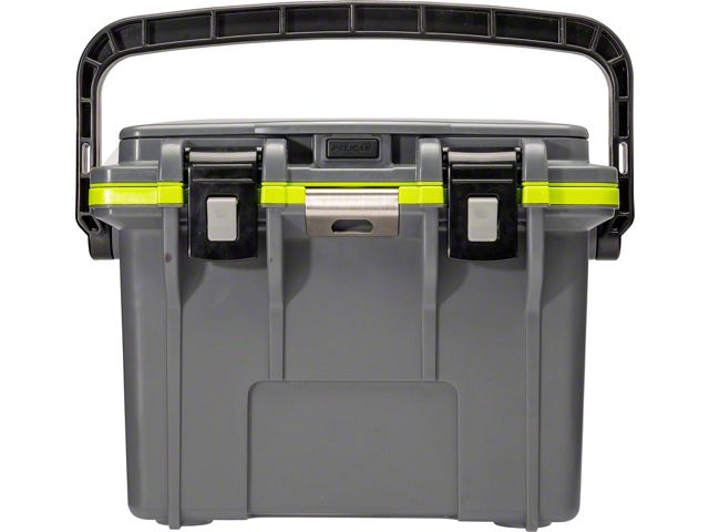 Personal Cooler; 14-Quart; Dark Gray/Green