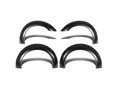 Pocket Style Fender Flares; Textured Black (05-12 Frontier w/ 6-Foot Bed)