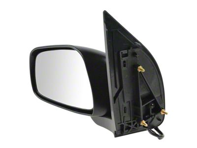 Powered Heated Mirror; Textured Black; Driver Side (05-16 Frontier)