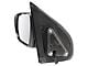 Powered Heated Mirrors with Blind Spot; Black (2022 Frontier)