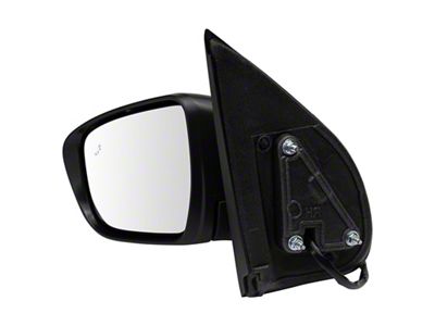 Powered Heated Mirrors with Blind Spot; Gloss Black (2022 Frontier)