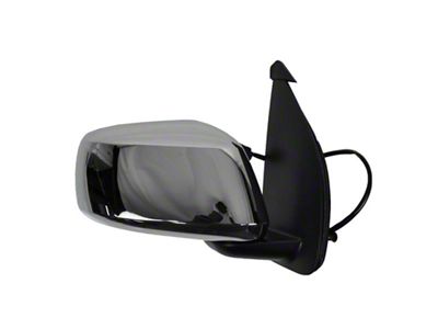 Powered Mirror; Chrome; Passenger Side (05-10 Frontier w/o Puddle Lights)