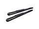 Premier 4 Oval Nerf Side Step Bars without Mounting Kit; Black (05-21 Frontier King Cab)