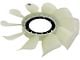 Radiator Clutch Fan Blade; Plastic (05-20 4.0L Frontier)