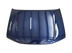 Replacement Aftermarket Hood; Deep Blue Metallic (05-19 Frontier)