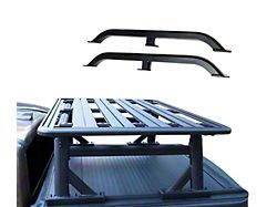 Spike Extendable Truck Bed Rack with Cross Bar, Platform Tray and Side Rail (Universal; Some Adaptation May Be Required)