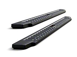 T-Style Running Boards; Black (05-24 Frontier Crew Cab)