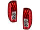 Tail Lights; Chrome Housing; Red Lens (05-14 Frontier)