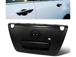 Tailgate Handle with Keyhole and Backup Camera Opening; Textured Black (05-12 Frontier)