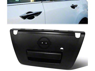 Tailgate Handle with Keyhole and Backup Camera Opening; Textured Black (05-12 Frontier)