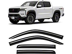 Tape-On Window Deflectors (22-24 Frontier Crew Cab)