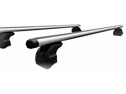 Traveler Cross Bar Roof Rack; Silver; 52-Inch (05-21 Frontier)