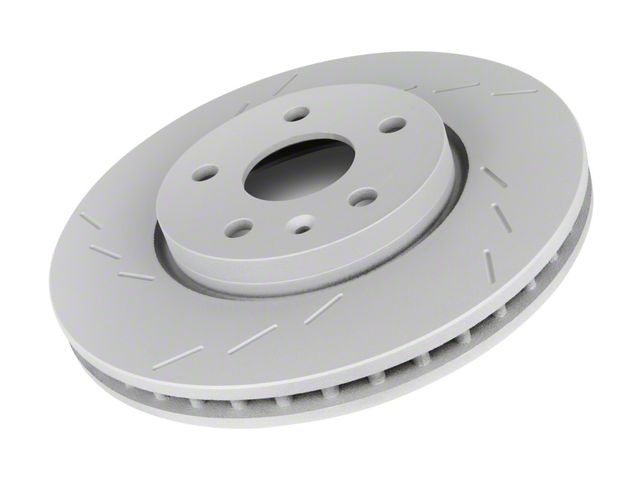 Frozen Rotors Slotted Rotor; Front Driver Side (90-98 Jeep Cherokee XJ; 1999 Jeep Cherokee XJ w/ 3-1/4-Inch Composite Rotors)