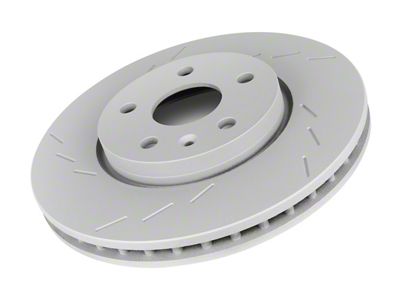 Frozen Rotors Slotted Rotor; Front Driver Side (1999 Jeep Cherokee XJ w/ 3-Inch Cast Rotors; 00-06 Jeep Cherokee XJ)