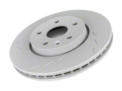 Frozen Rotors Slotted 5-Lug Rotor; Rear Driver Side (07-21 Tundra)