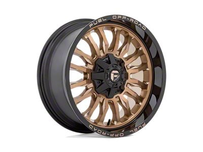 Fuel Wheels Arc Platinum Bronze with Black Lip 6-Lug Wheel; 20x9; 1mm Offset (03-09 4Runner)