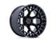 Fuel Wheels Charger Gloss Black Brushed Face with Dark Tint 6-Lug Wheel; 17x9; -12mm Offset (03-09 4Runner)