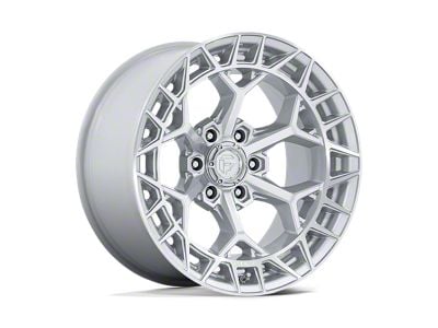 Fuel Wheels Charger Gloss Silver with Machined Face 6-Lug Wheel; 20x9; 20mm Offset (03-09 4Runner)