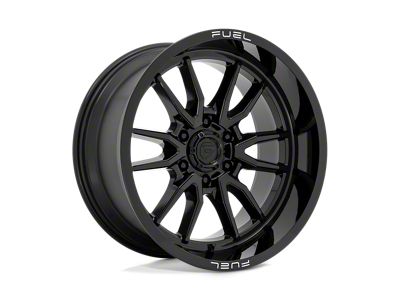 Fuel Wheels Clash Gloss Black 6-Lug Wheel; 20x10; -18mm Offset (03-09 4Runner)