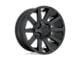 Fuel Wheels Contra Satin Black 6-Lug Wheel; 18x9; 1mm Offset (03-09 4Runner)