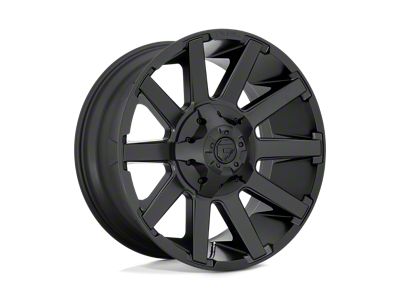 Fuel Wheels Contra Satin Black 6-Lug Wheel; 20x9; 2mm Offset (03-09 4Runner)