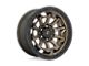 Fuel Wheels Covert Matte Bronze with Black Bead Ring 6-Lug Wheel; 16x8; 1mm Offset (03-09 4Runner)