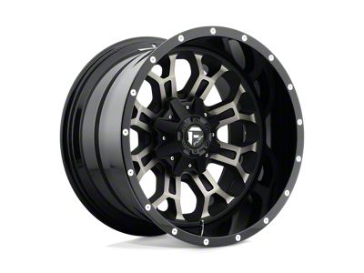 Fuel Wheels Crush Gloss Machined Double Dark Tint 6-Lug Wheel; 17x9; 1mm Offset (03-09 4Runner)