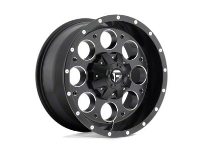 Fuel Wheels Revolver Matte Black Milled 6-Lug Wheel; 16x8; 1mm Offset (03-09 4Runner)