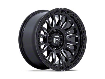 Fuel Wheels Rincon Gloss Black Milled 6-Lug Wheel; 17x8.5; -1mm Offset (03-09 4Runner)