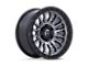 Fuel Wheels Rincon Matte Gunmetal with Black Lip 6-Lug Wheel; 17x8.5; -1mm Offset (03-09 4Runner)