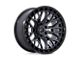 Fuel Wheels Sigma Matte Gunmetal with Matte Black Lip 6-Lug Wheel; 22x9.5; 18mm Offset (03-09 4Runner)